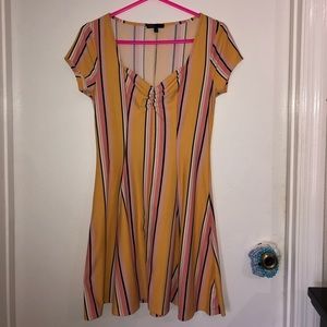 Striped casual dress
